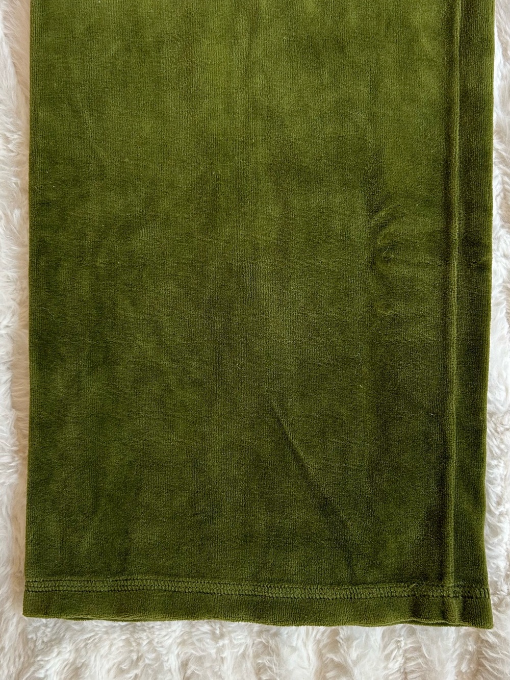 Y2K Vintage Juicy Couture Velour Tracksuit Set Made in USA Green - Picture 9 of 13